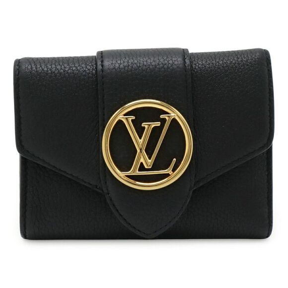 Louis Vuitton Grain Calf Leather Compact Wallet